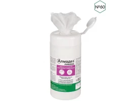 Салфетки «Алмадез-Ликвид» влажные 13.5 х 18.0 см, № 60