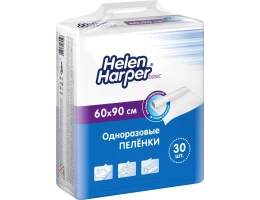 Пеленки впитывающие Helen Harper basic 60 х 90 см 30 шт