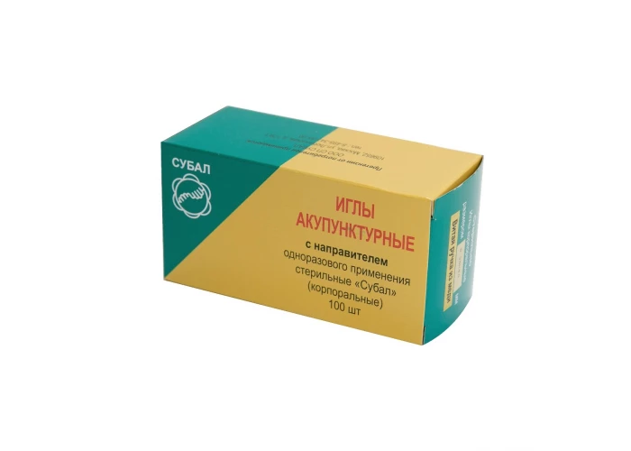 Игла акупунктурная с направителем 0.30 х 75 мм, № 100