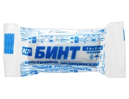 Бинт эластичный компрессионный Ньюфарм 6см*4м средней растяжимости, Россия