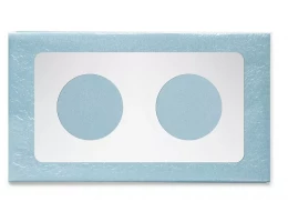 Салфетка для анестезии с отверстием, липким слоем вокруг и по краям, стерильная 30 х 30 см, Россия