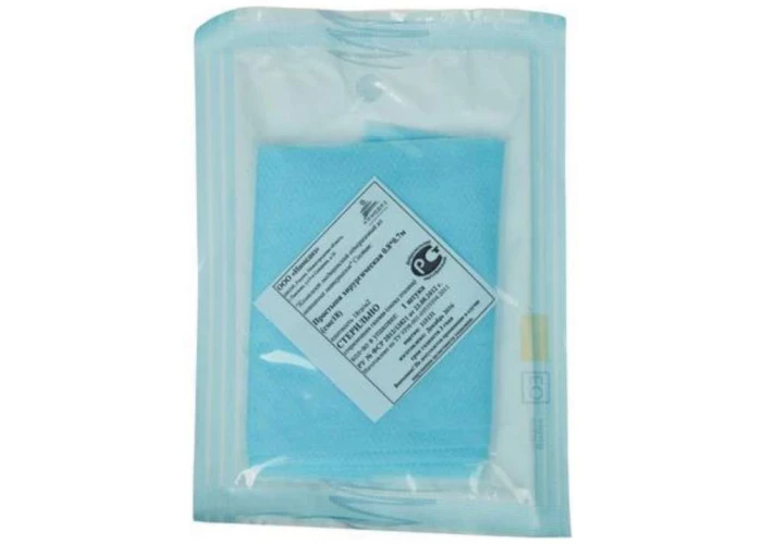 Простыня стерильная хирургическая 70 х 80 см, 25 г/м2