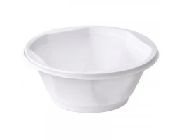 Тарелка одноразовая суповая 500 мл. белая 50 шт.уп