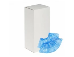 Бахилы 18 мкм, синие, евроблок № 1250/10000