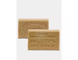 Мыло хозяйственное Калужский блеск, 72%, 200 г