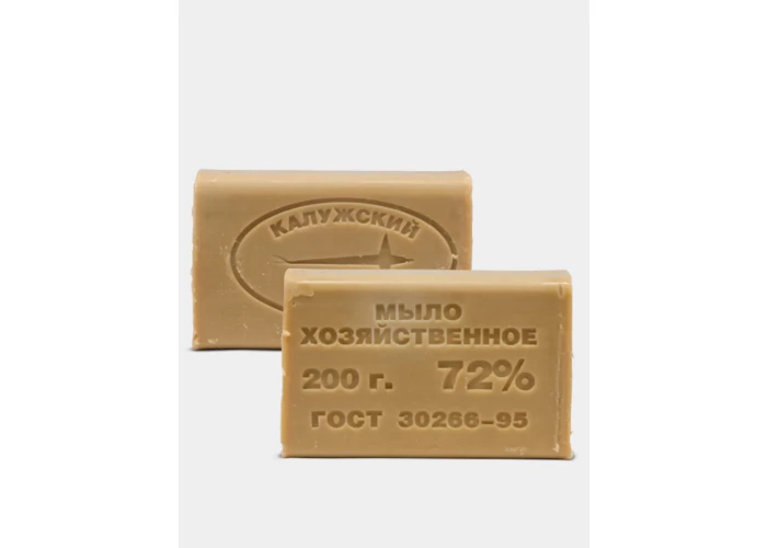 Мыло хозяйственное Калужский блеск, 72%, 200 г