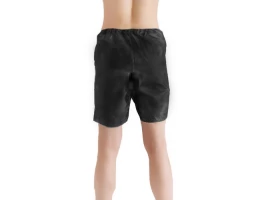 Шорты н/ст для процедур (с разрезом) черные 42-58 пл. 40 г/м2 №10