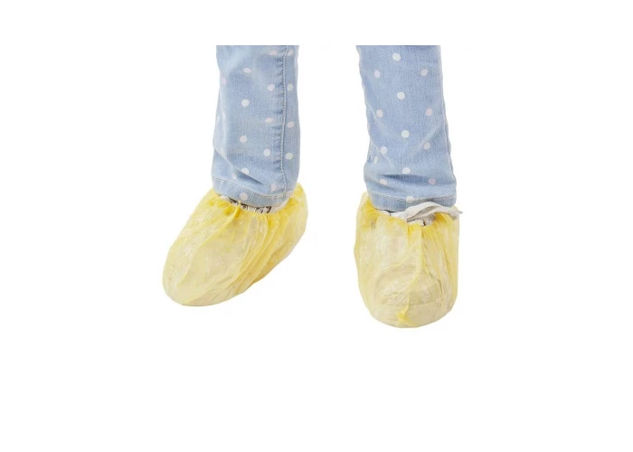 Бахилы 30 мкм, детские, жёлтые, № 50/5400