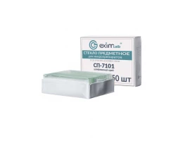 Стекло предметное 76,2 * 25.4 * 1,0 мм шлифованный край 50 шт.уп.