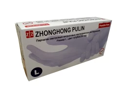 Перчатки виниловые нестерильные, неопудренные L, № 50, Китай