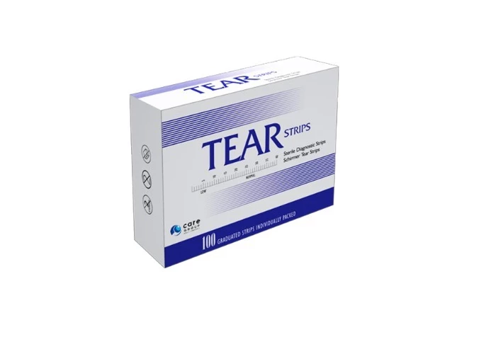 Офтальмологические полоски Tear Strips 100 шт. уп., Индия ( Тест Ширмера)