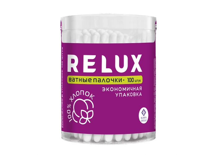 Ватные палочки в цилиндре Relux № 100