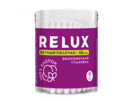 Ватные палочки в цилиндре Relux № 100