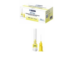 Игла для микроинъекций 30G (0.30 х 13 мм) № 50
