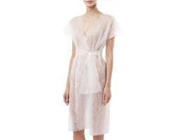 Халаты кимоно без рукавов SMS/СМС № 10, белые