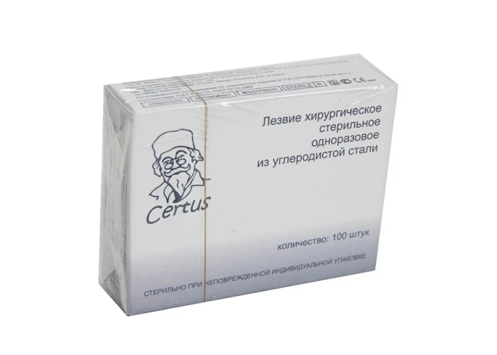 Лезвие хирургическое Certus, Стерильное, Размер № 22