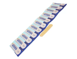 Лейкопластырь бактерицидный 7,2см*1,9см Leiko plaster полимер. осн. телесный , Китай