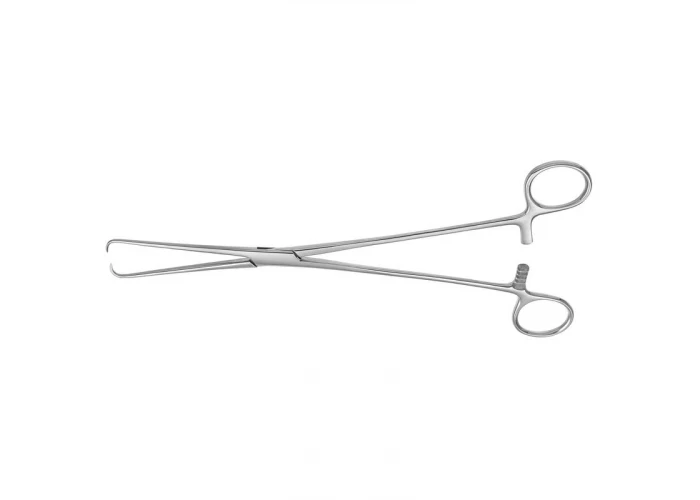 Щипцы однозубые для оттягивания матки пулевые 250 мм (Щ-24S)