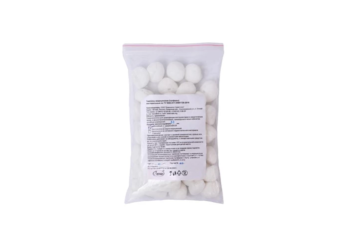 Тампон марлевый н.стерил. однослойный пл.32 D-60 100 шт.уп.