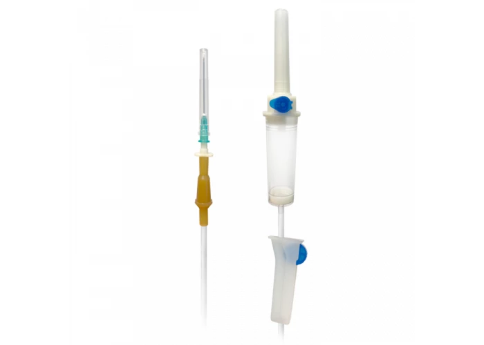 Система инфузионная для переливания растворов (пластик/шип) 0,8*38-21G 45 Бинови, Китай