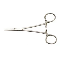 Зажим кровоостанавливающий прямой тип Москит 150 мм