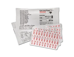 Электроды для ЭКГ одноразовые 22 х 34 пена, тв. гель, пленочный Skintact RT-34, № 100