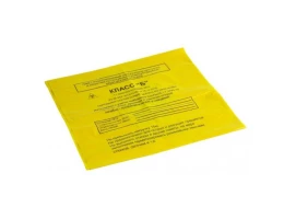 Пакет для сбора мед.отходов класса Б, 500*600 мм, желтый, 100 шт/уп Энергия, Россия
