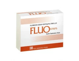 Офтальмологические полоски Fluo Strips 100 шт. уп., Индия