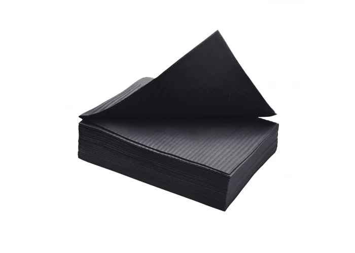 Нагрудник ( салфетка ламинированная 33*45) черный № 500