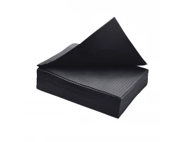 Нагрудник ( салфетка ламинированная 33*45) черный № 500