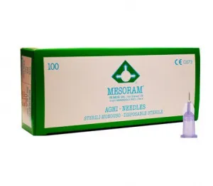 Иглы для микроинъекций MESORAM 30G (0,3 х 13 мм), № 100