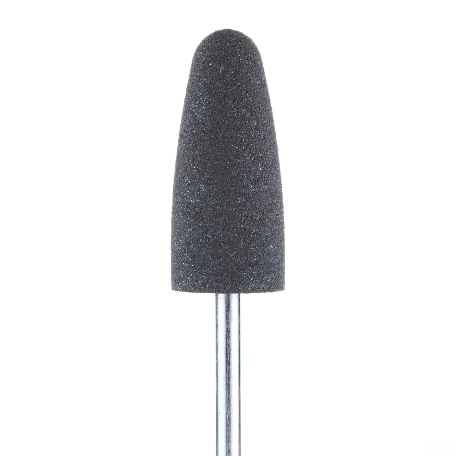 Полировщик большой закругленный конус силиконовый темно-серый (диаметр 10 мм)