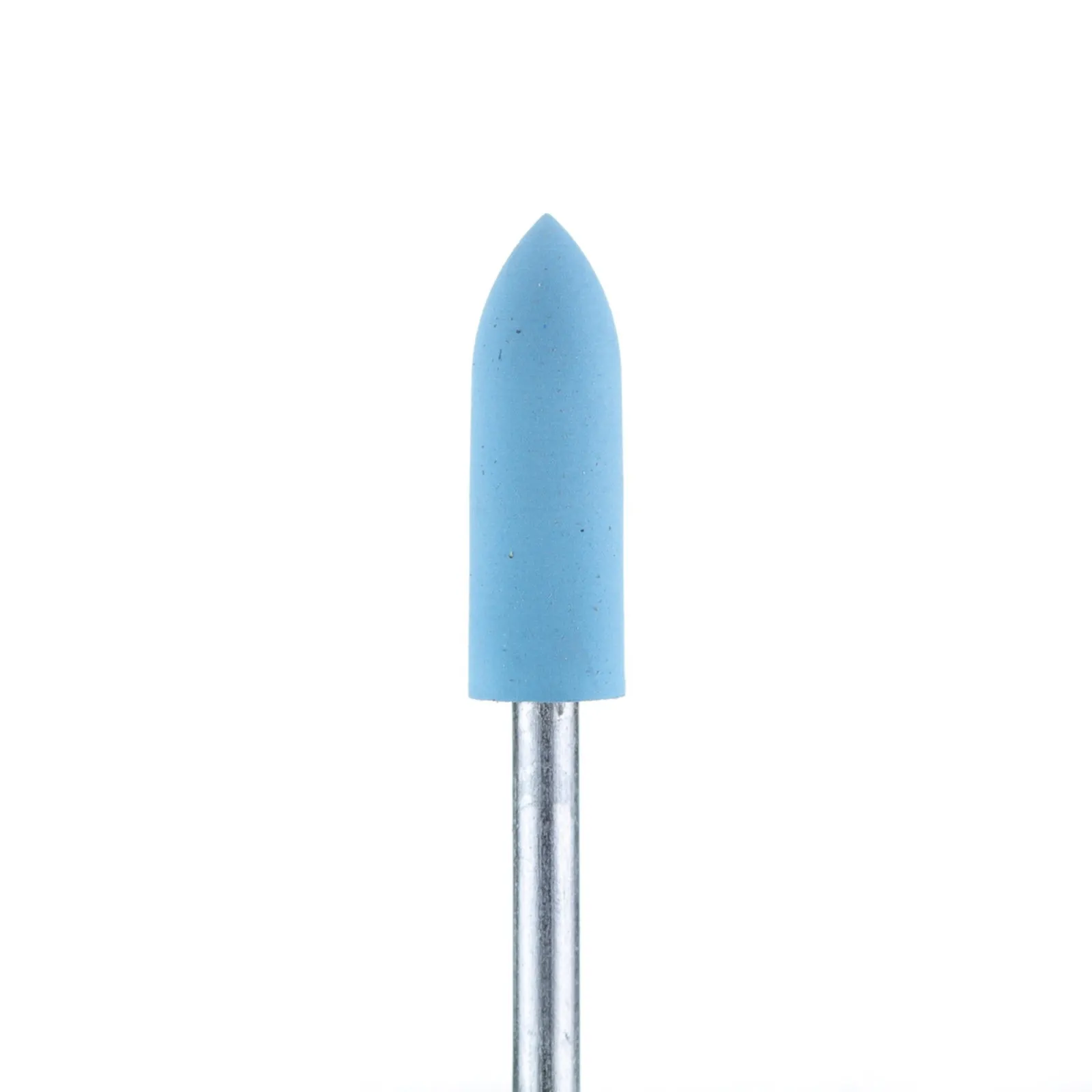 Полировщик закругленный цилиндр силиконовый голубой (диаметр 5 мм)