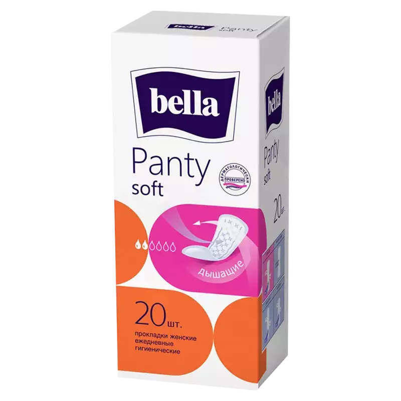 Прокладки ежедневные Bella Panty Soft, № 20